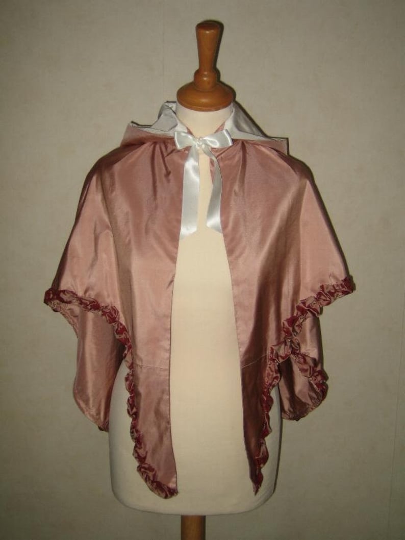 18th Century Mantelet short Cloak Pattern Etsy