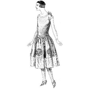 Robe de Style - un patrón de vestido flapper de la década de 1920
