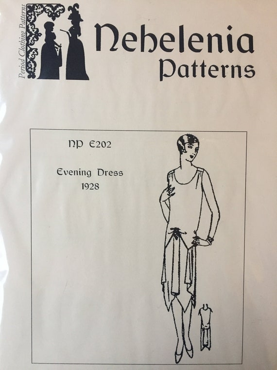 sachin and babi light blue dress 1928 Evening Dress - a Flapper Dress Pattern