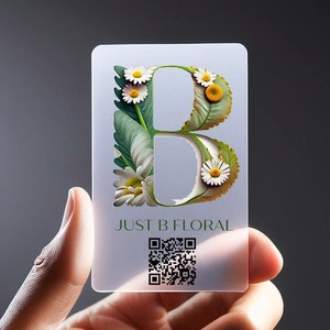 Transparente Visitenkarte Benutzerdefinierte Design Plastikkarte für Unternehmen PVC-Karten für beliebiges Desing Transparente Danke-Karte