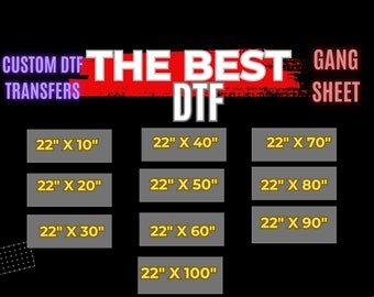 DTF Transfer, Full Color Custom DTF Print, High Quality, Ready To Press Transfers, Wholesale Dtf Print, Custom Heat Transfer, Direct To Film