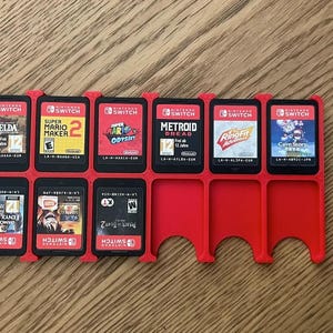 Nintendo Switch ゲームカードホルダー カートリッジ収納オーガナイザー (ゲーム 12 個)