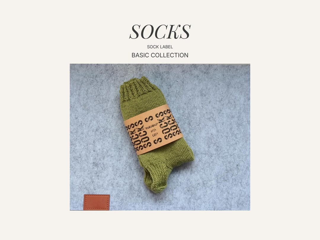 Sticker Wool Sock Included SOCKS Sock Label – Printable Sock Wrapper – Knitting Gift Tag With Care ...