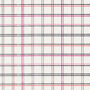 Plaid Fabric, Checkered Fabric, Multicolored Plaid, Plaid Beat Sparkling, Playing Pop, AGF, by Art Gallery Fabrics, POP-1285