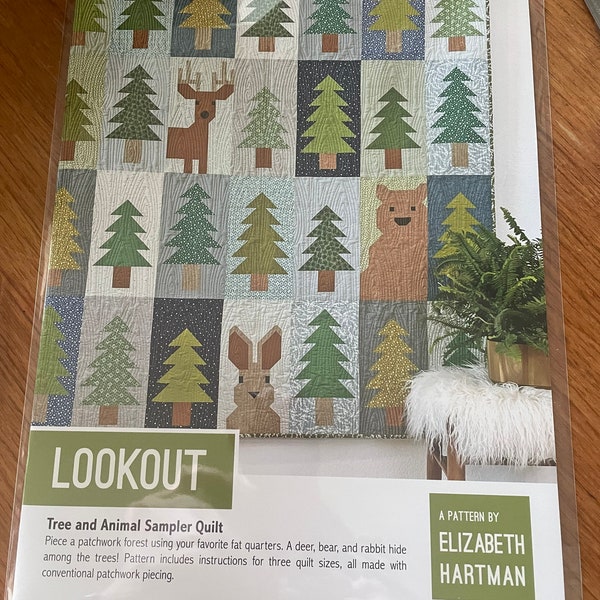 Look Out Pattern, Tree and Animal Sampler, by Elizabeth Hartman