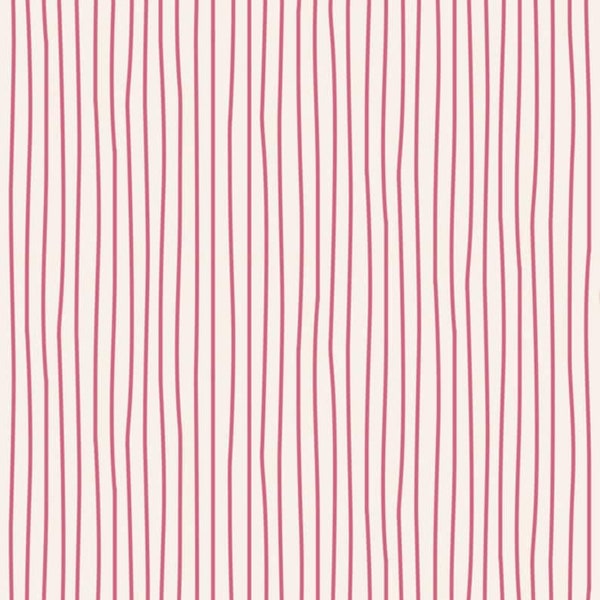 Stripe Fabric, Tilda Solid Basic Pen Stripe Pink, Stripe Pink, TIL1130031-V11