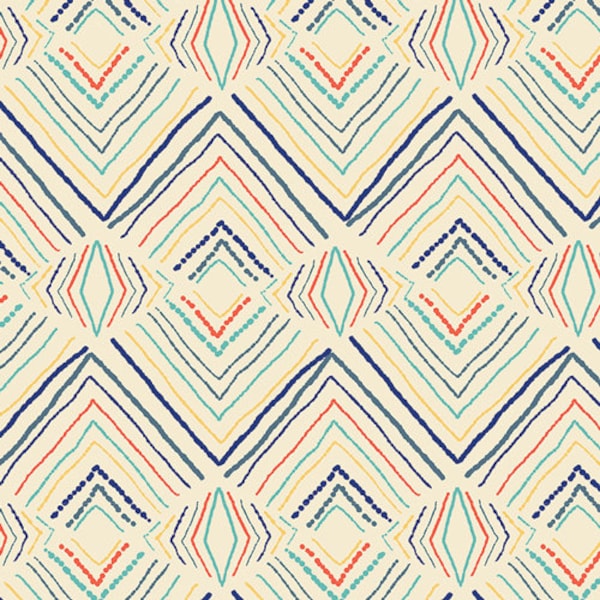 Striped Fabric, Geometric Fabric, Chevron Fabric, Wavelength Sand, Sirena, AGF, by Art Gallery Fabrics, SRN-5352