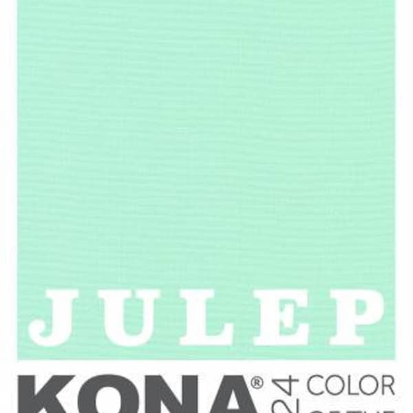 Julep Fabric, Solid, Kona Cotton, by Robert Kaufman Julep