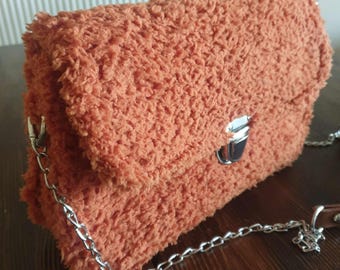 Handmade Orange Crochet Bag – A Blend of Elegance and Color!