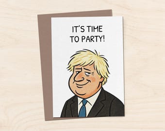 Funny Boris Johnson Card – British Humor Birthday Card