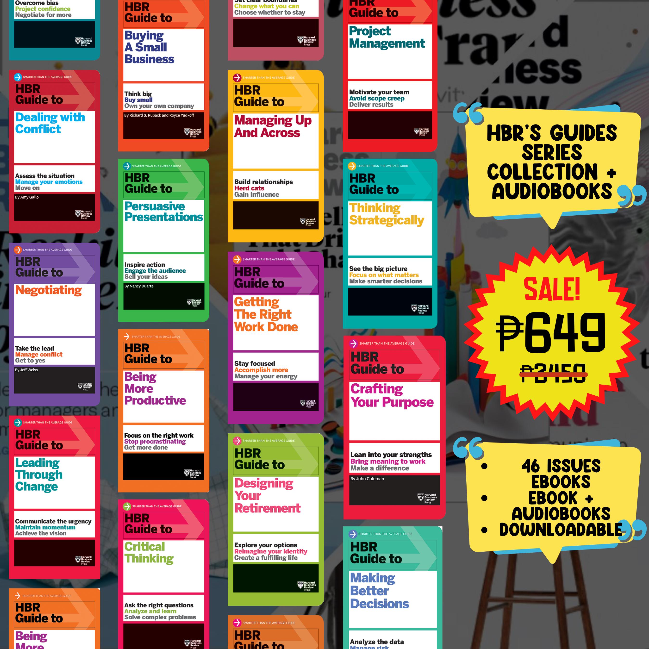 Harvard Business Review Guide Series Digital E Book Audiobooks