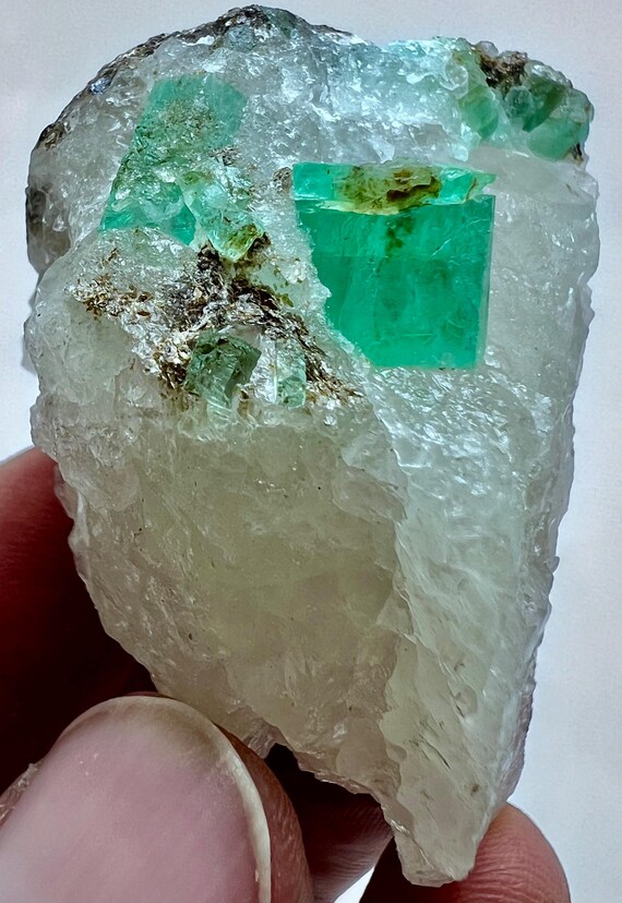 Natural Emerald Crystals With Matrix From Chitral valley Pakistan