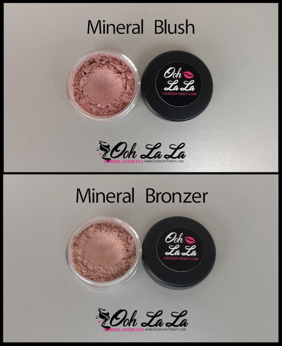 Mineral Blush // Mineral Bronzer 30g Jar // All Natural // Gluten-Free // Vegan // Cruelty-Free // Healthy Makeup // Flawless