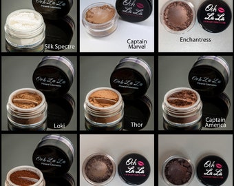 Mineral Eye Shadow BROWNS & NEUTRALS 10g Jar // All Natural // Gluten-Free // Vegan // Cruelty-Free // Flawless // Long Lasting