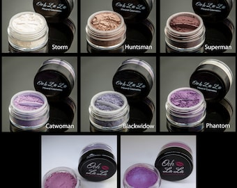 Mineral Eye Shadow PURPLES 10g Jar // All Natural // Gluten-Free // Vegan // Cruelty-Free // Healthy Makeup // Flawless // Long Lasting
