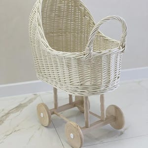 籐人形ベビーカー | 木製ベビーカー | おもちゃ収納ベビーカー | 籐人形ベビーカー | お子様へのベビーシャワーギフト