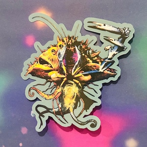 De weekdiersticker Ween | holografisch: