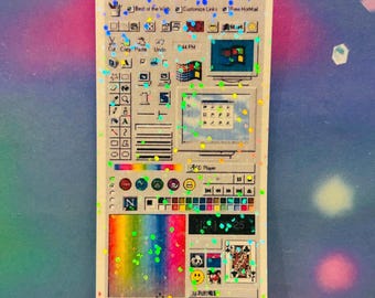 Y2k microsoft paint sticker