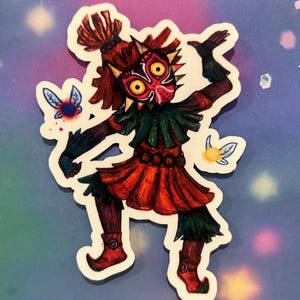Skull kid majoras mask | legend of Zelda sticker