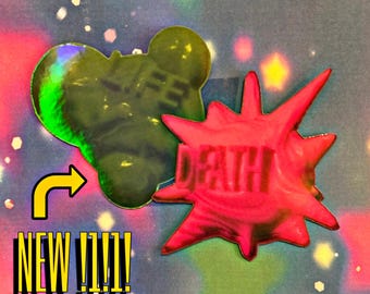 Autocollant holographique DEATH & LIFE Counter Cruelty Squad