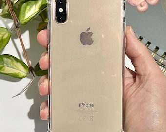Clear Shockproof Phone Case, iPhone XR, iPhone XS Max, iPhone X, iPhone 7 8 Plus With Bumper Corners Anti-Yellowing Transparent Cover