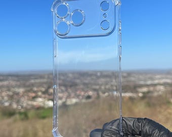 Clear Case For iPhone 17 Pro Max 16 15 Plus 14 13 12 Mini 11 XR SE XS 8 7 Transparent Phone Cover With Shockproof Corners and Anti-Yellowing