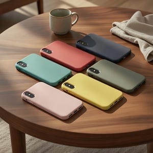 Umweltfreundliche, biologisch abbaubare Handyhülle für iPhone XR, iPhone XS X Case, iPhone 8 Case, iPhone SE 2020, iPhone 7 8 Plus, 11 Pro Pattern Cover