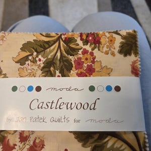 castlewood by jan petek for moda charm pack.