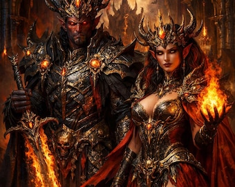 Sovereigns of the Inferno Fantasy Art