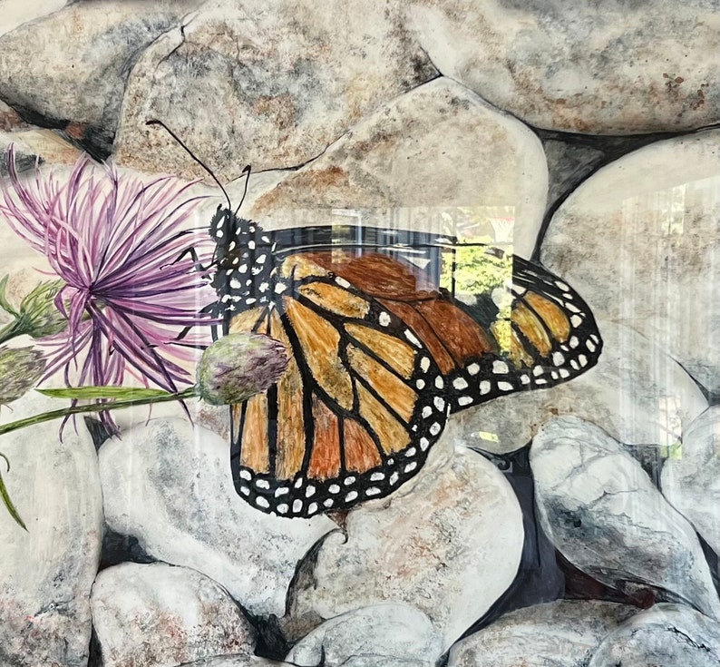 Watercolor Monarch Butterfly Note Cards, Mackinac Island, Set of 6 - Etsy