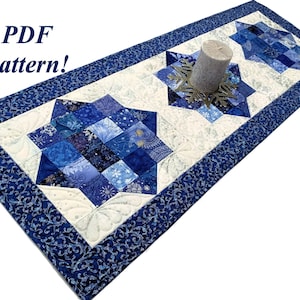 Abundance PDF Quilt PATTERN - Easy Scrappy Quilted Table Runner for Every Decor, Season and Holiday