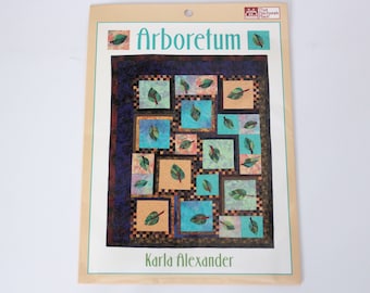 Arboretum Quilt Pattern by Karla Alexander for That Patchwork Place, P152, Lap Quilt 53" x 67"