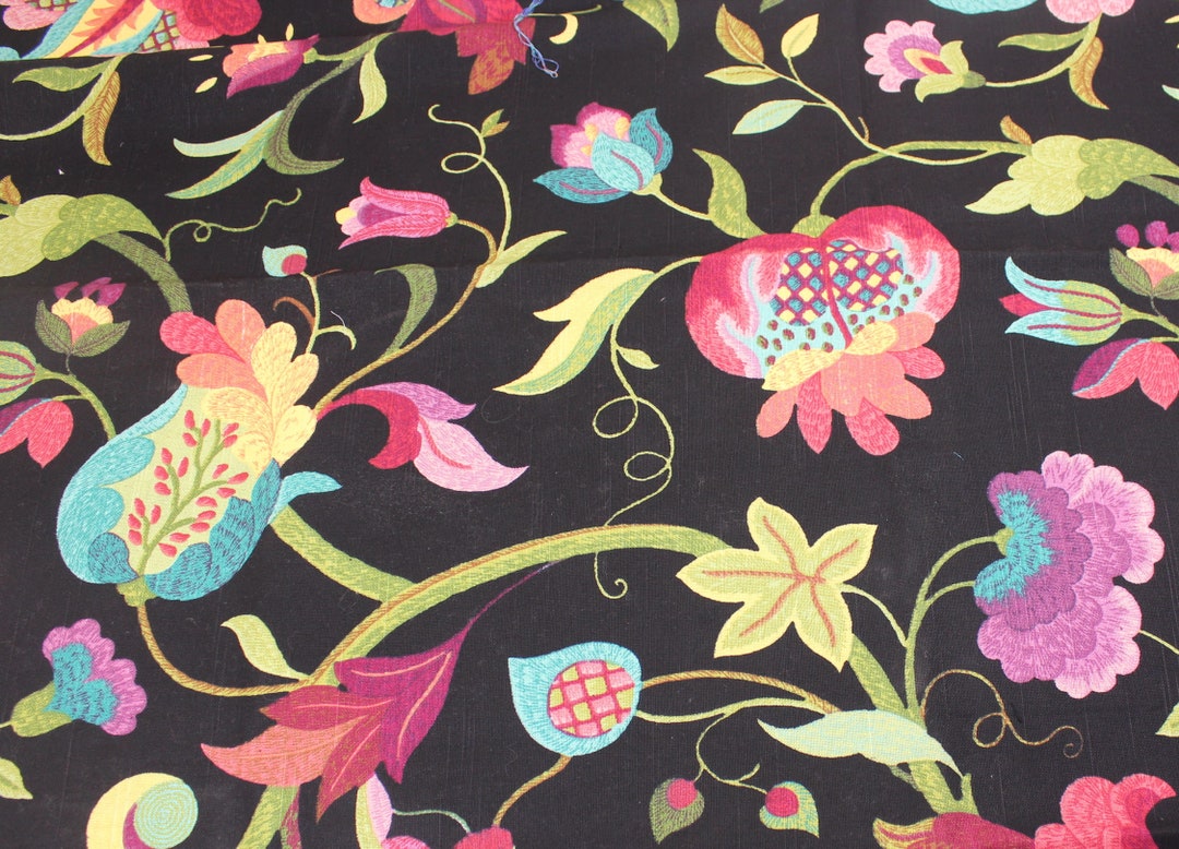 Gloria Prisms UPHOLSTERY Fabric Remnant , Richloom Home Decor Cotton