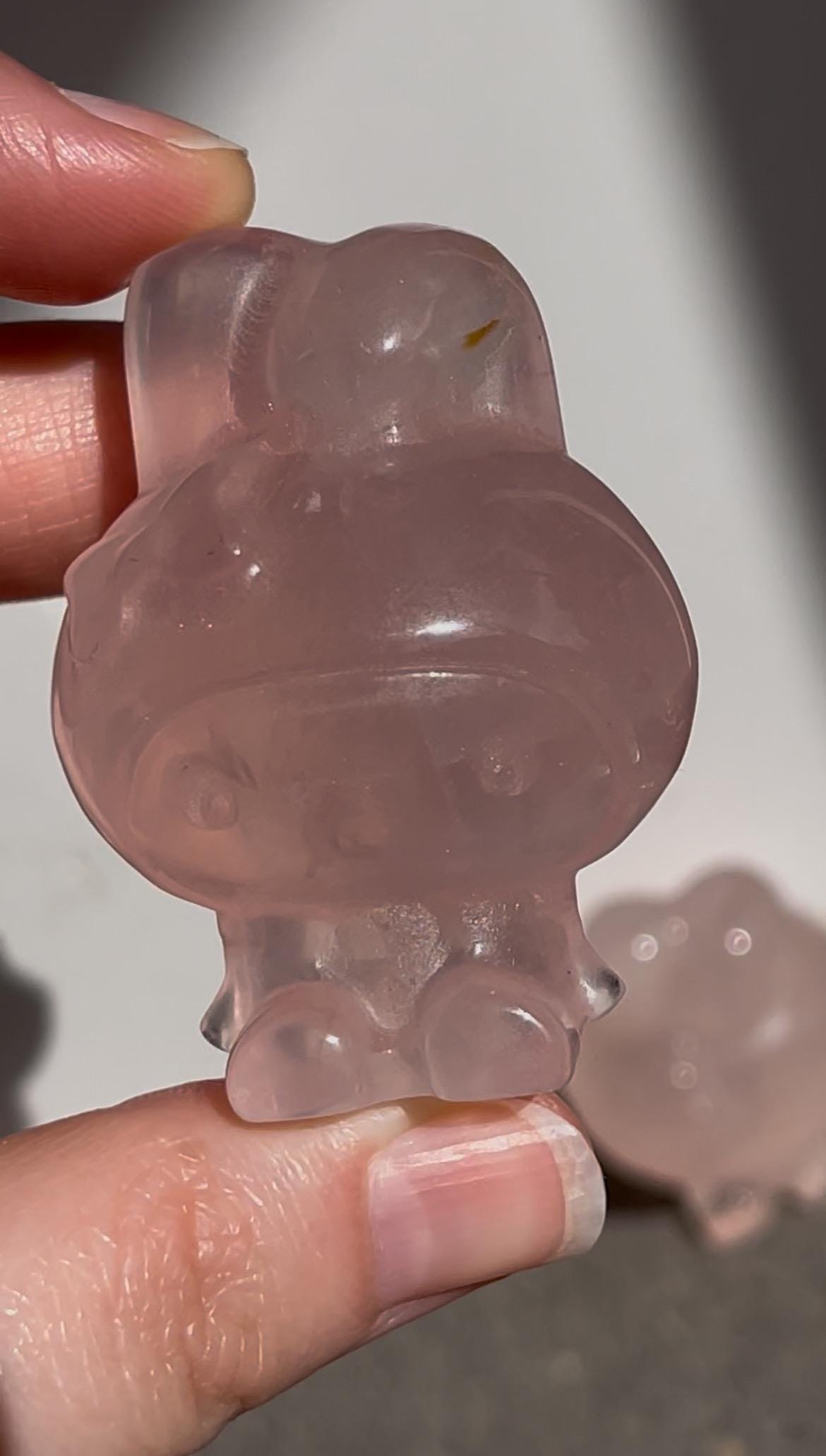 Rose Quartz Crystal Melody with Asterism