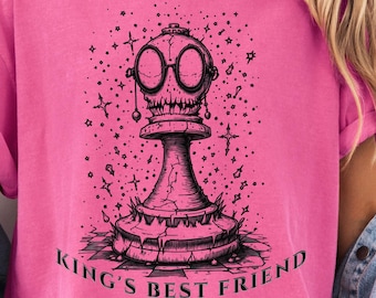 King's Friend Chess Pawn T-Shirt, Strategy Apparel