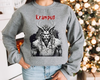 Krampus Sweatshirt, Holiday Season, Christmas Gift
