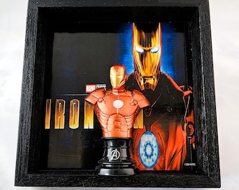 Ironman Bust Shadowbox