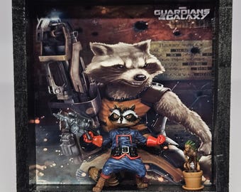 Rocket Racoon Shadowbox