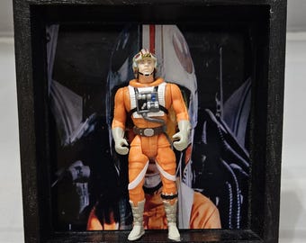 Caja de sombras de Luke Skywalker