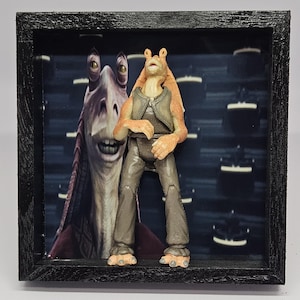Jar Jar Binks Shadowbox
