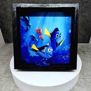 Le monde de Nemo Dory Shadowbox : décoration de chambre d&#39;enfant