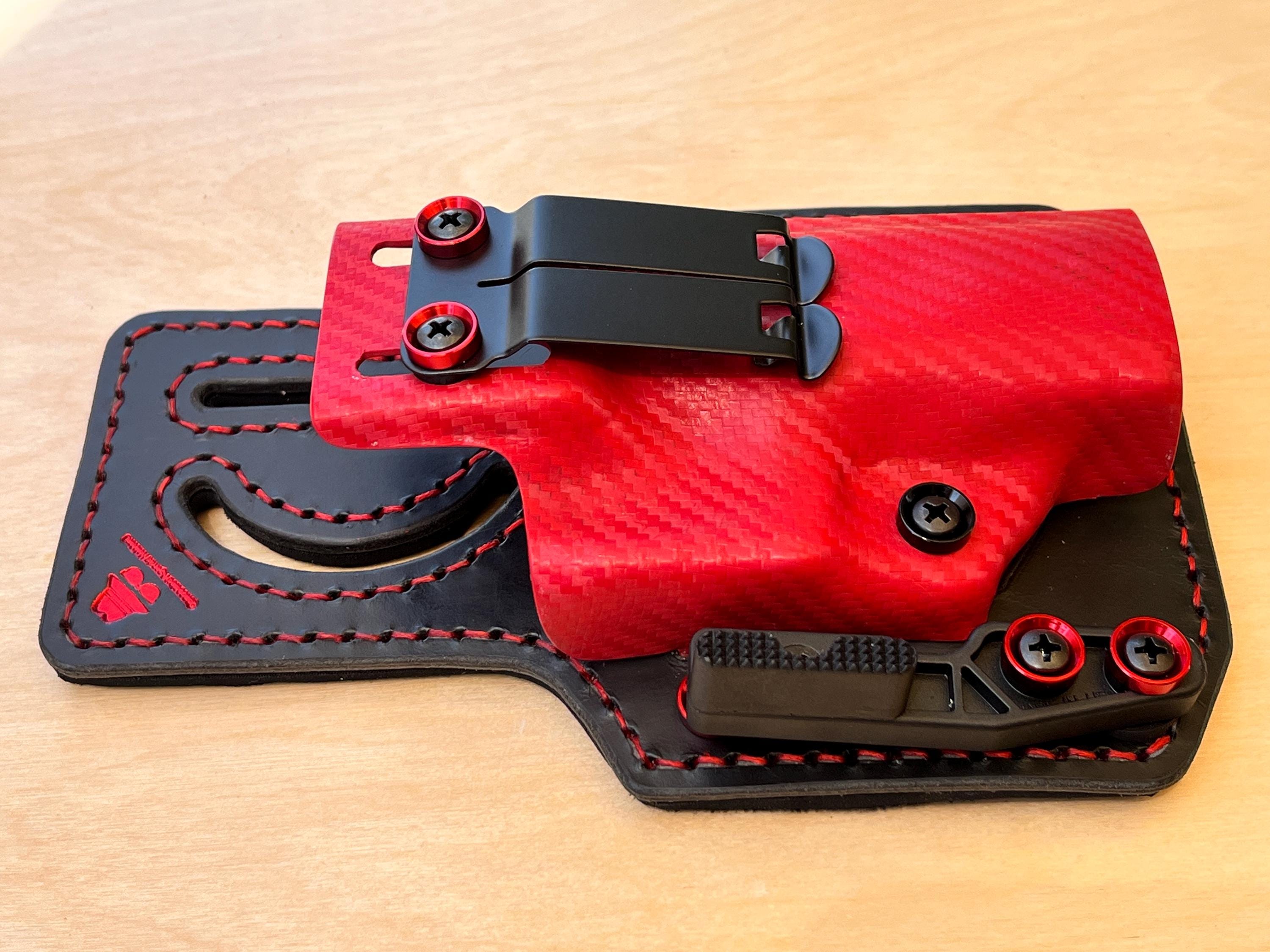PSA Dagger Compact 9mm 3.25” Hybrid Leather and Carbon Fiber Holstex ...