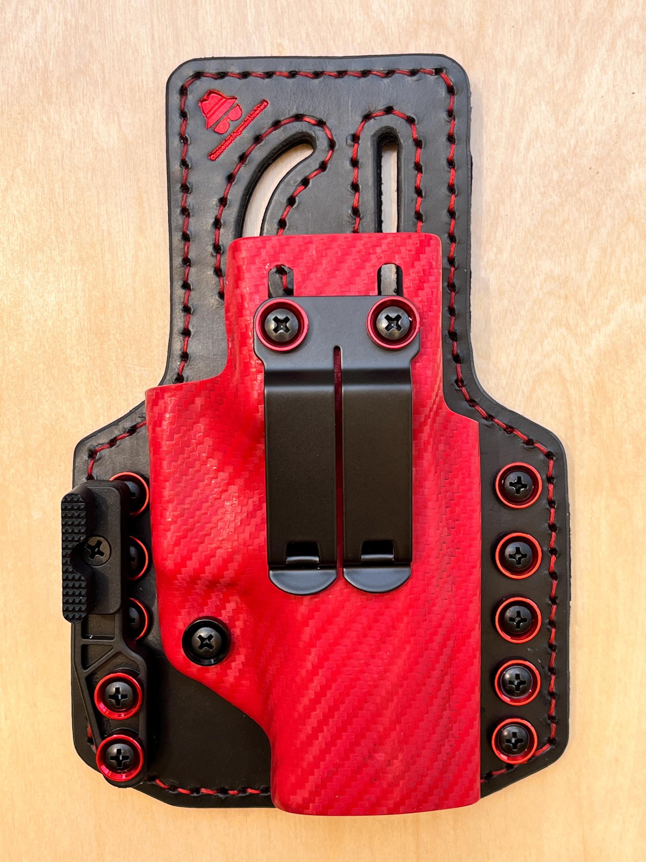 PSA Dagger Compact 9mm 3.25” Hybrid Leather and Carbon Fiber Holstex ...