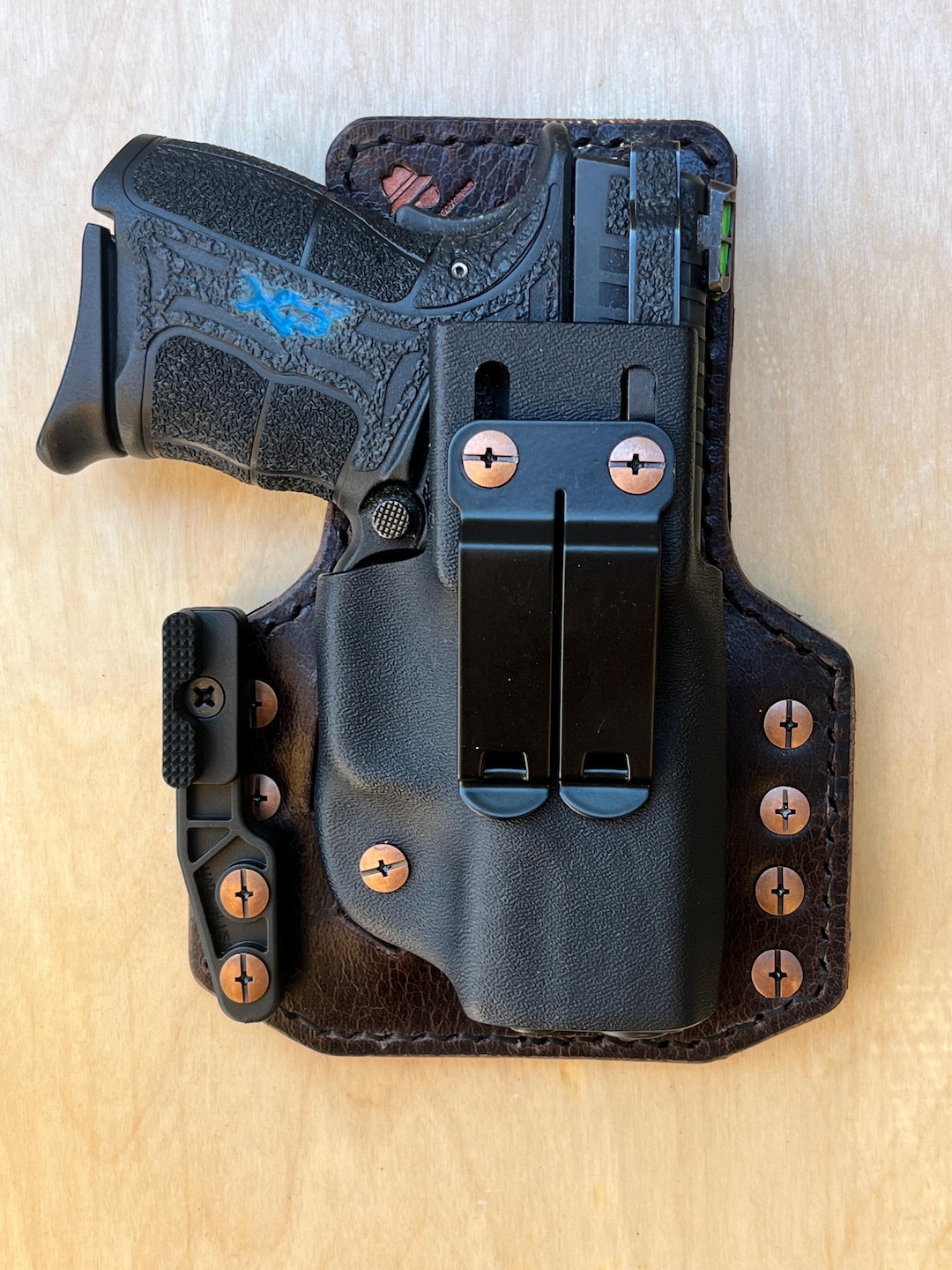 Springfield XDS .45 ACP Mod 2 Hybrid Leather and Kydex Optics-ready Iwb ...
