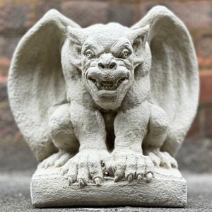Stone gargoyle statue Concrete gargoyles Guardian gargoyle Gargoyles outdoor Gargoyle Dog Garden gargoyle Gargoyle figurine Outdoor statues