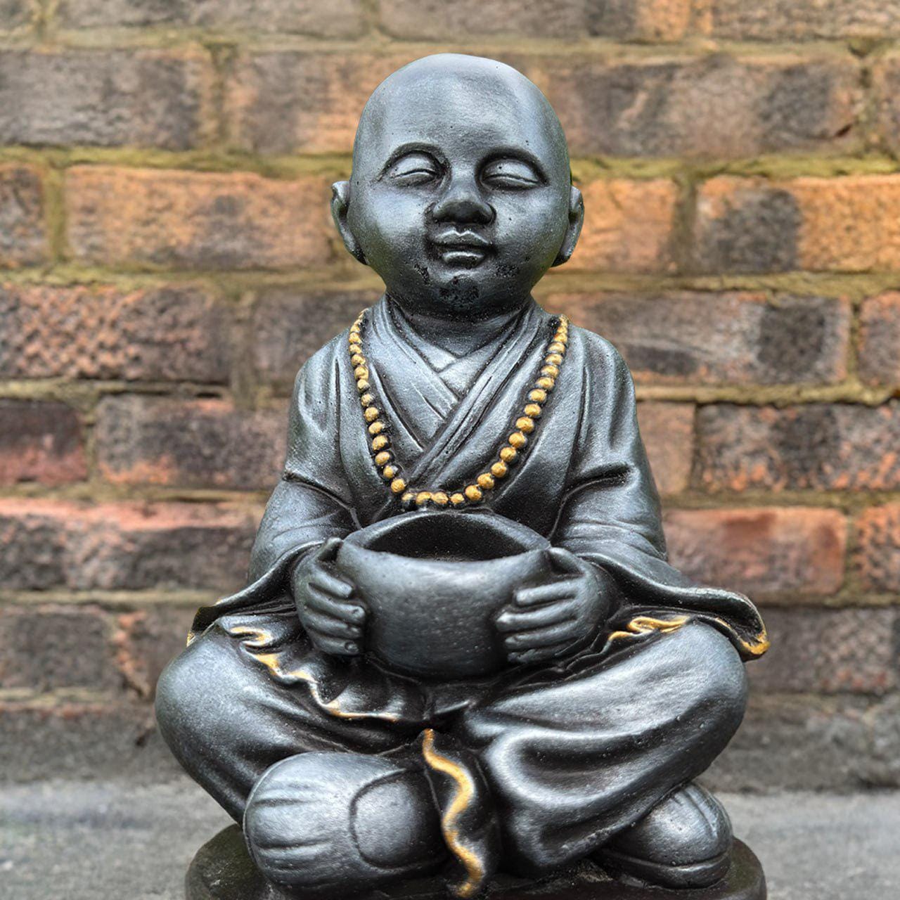 Relaxion Buddha Figurine Concrete Meditation Buddha Statue Large