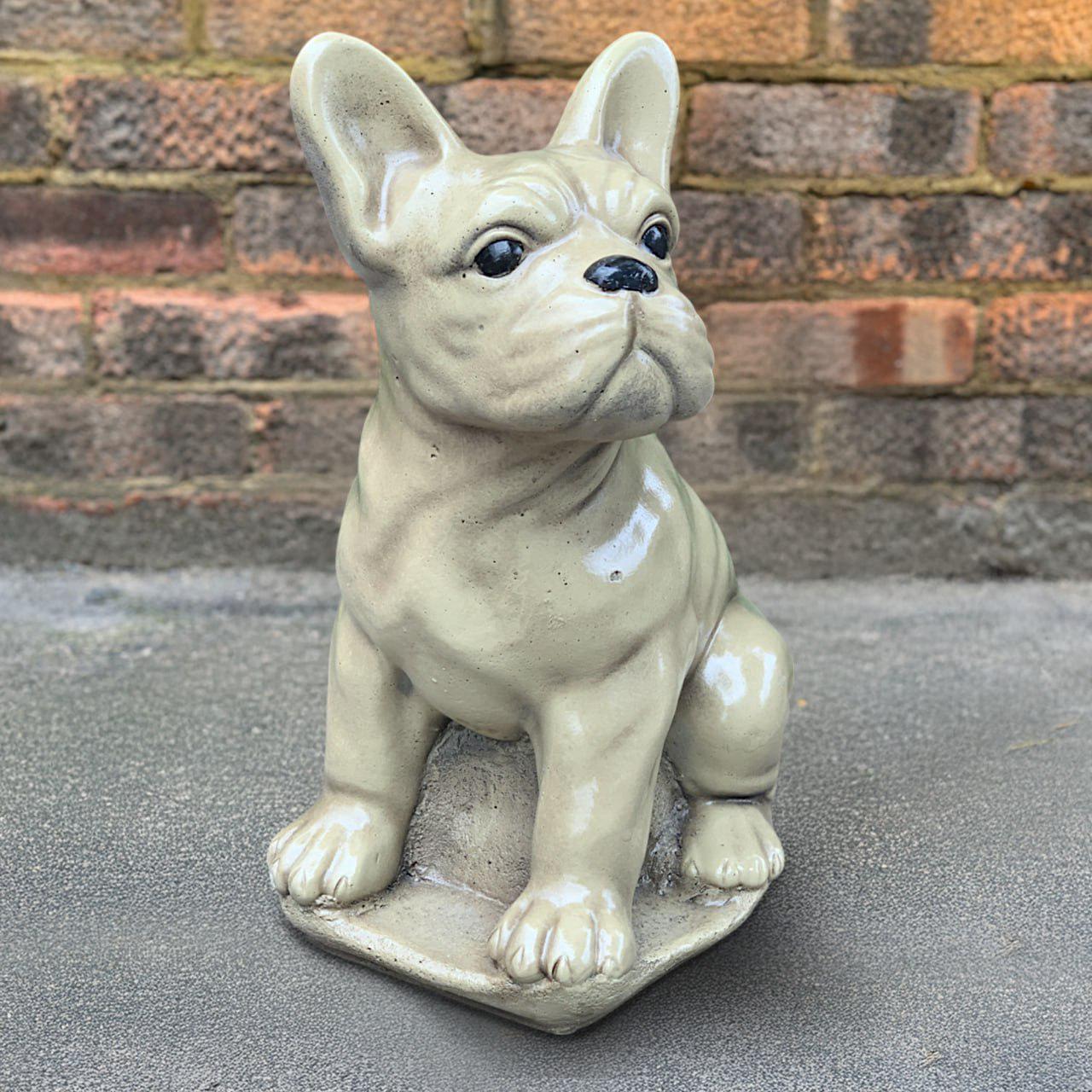 Chalkware French Bulldog - Etsy