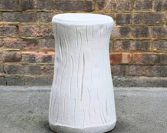 Adorno de pedestal de piedra para jardín, columna de patio de hormigón, base para estatua de exterior, pedestal hecho a mano, decoración de césped, pilar de cemento clásico, regalo para amantes