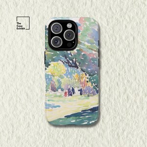 Henri-Edmond Cross Landscape Phone Case: Impressionist Watercolor Art