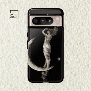 Geo. H. Walker "The Universal Favorite" | Celestial Art Phone Case for iPhone, Samsung, Google Pixel | Elegant Moonlight Design afbeelding 5